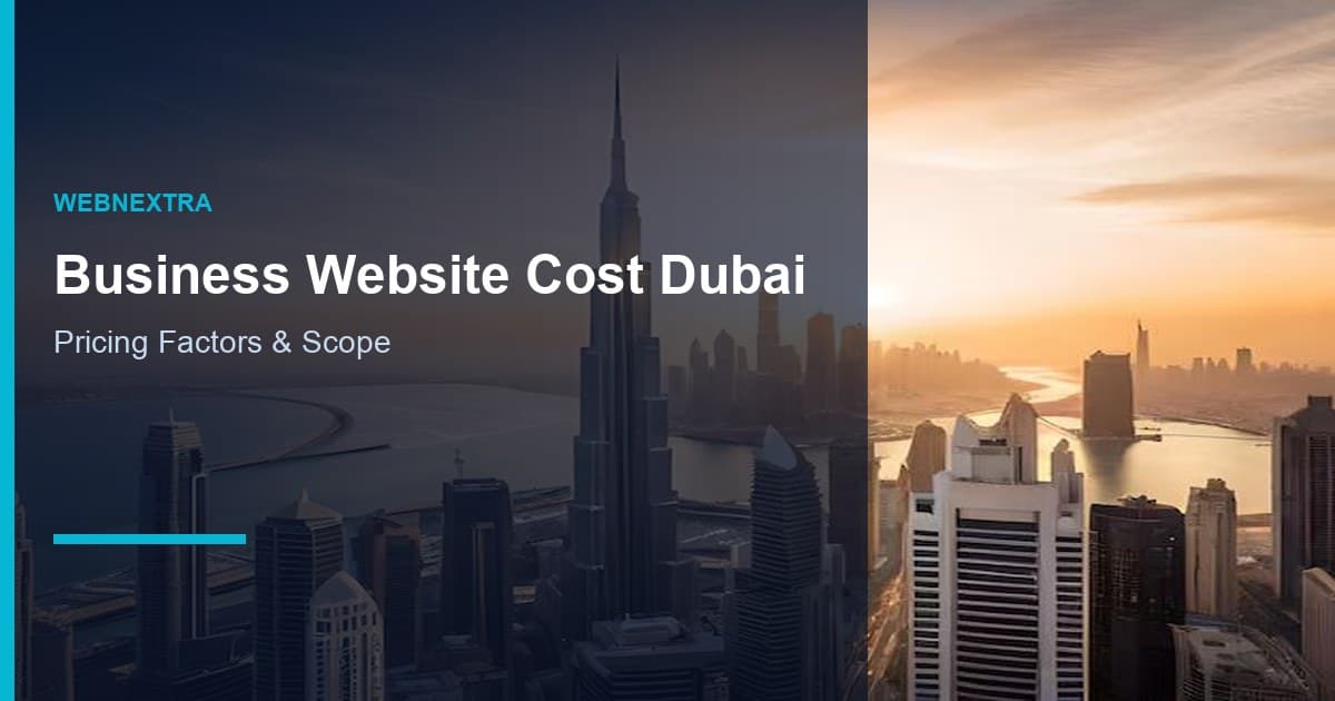Illustration for the article: How Much Does a Business Website Cost in Dubai?
