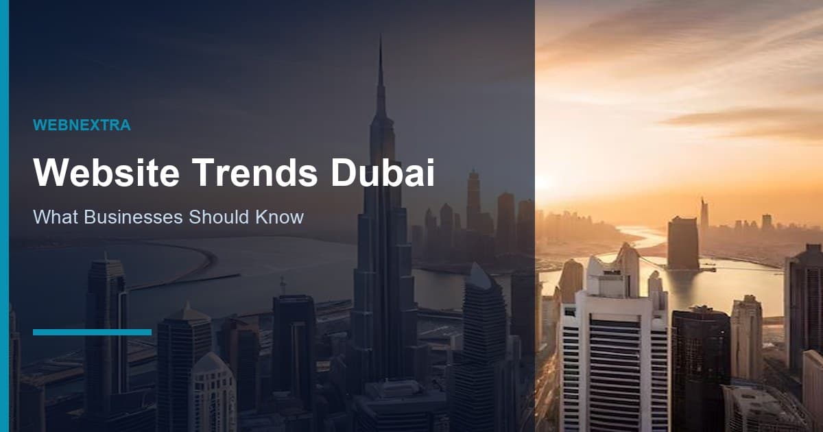 Illustration for the article: Website Development Trends in Dubai