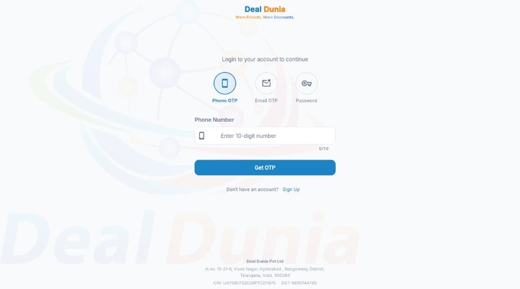 Deal Dunia social shopping web application case study by WebNextra